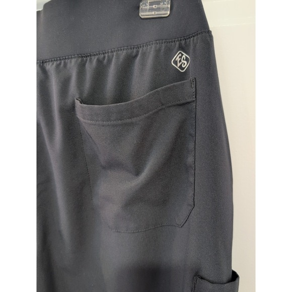 Women's Lot Of 4 Butter-Soft Easy Stretch Scrub Pants Gray Size Medium - Picture 7 of 8